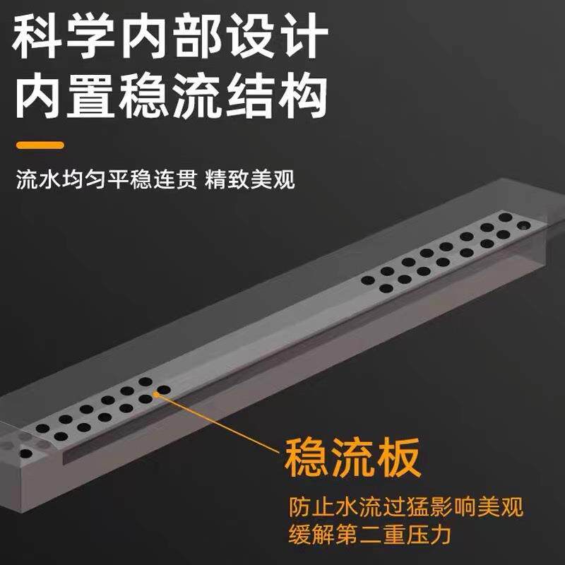 嘴型加厚水不钢瀑布出水口别UBK墅庭院水幕锈墙鱼池鸭流墙太湖石