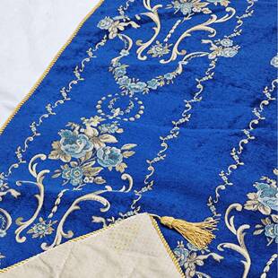 刺绣发垫四季 饰套客沙厅防滑盖布沙发RID坐垫新家中 通用皮沙发装