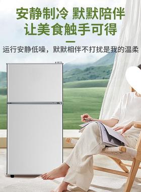 级能效小冰二人用家用小一型冰箱出租房宿箱舍迷你FTF双门电用冰