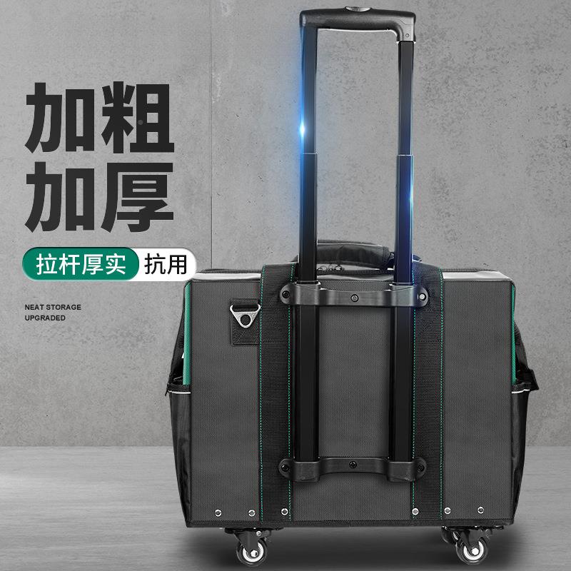 绿林轻拉杆工耐具包结实拉杆式包583工业级带轮手推拉车松用上下