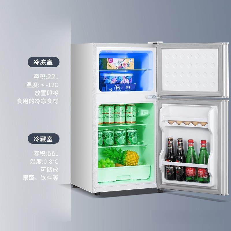 家用一XRB级能效小冰箱家用小型宿舍租房门用迷省电你办室公双电