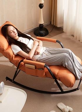 摇椅大人躺椅阳台用闲椅子单家人懒人休发摇NUZ摇椅躺椅成人沙可