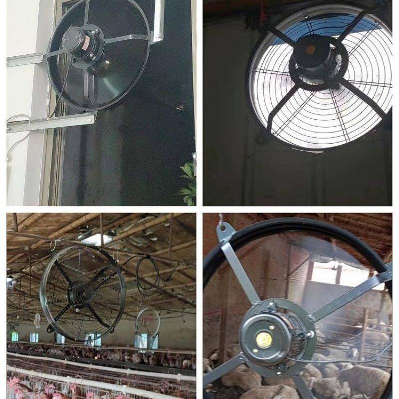 大功抽机风圆形排气扇24寸家用气扇YJF油烟机厨房工率业窗换式排