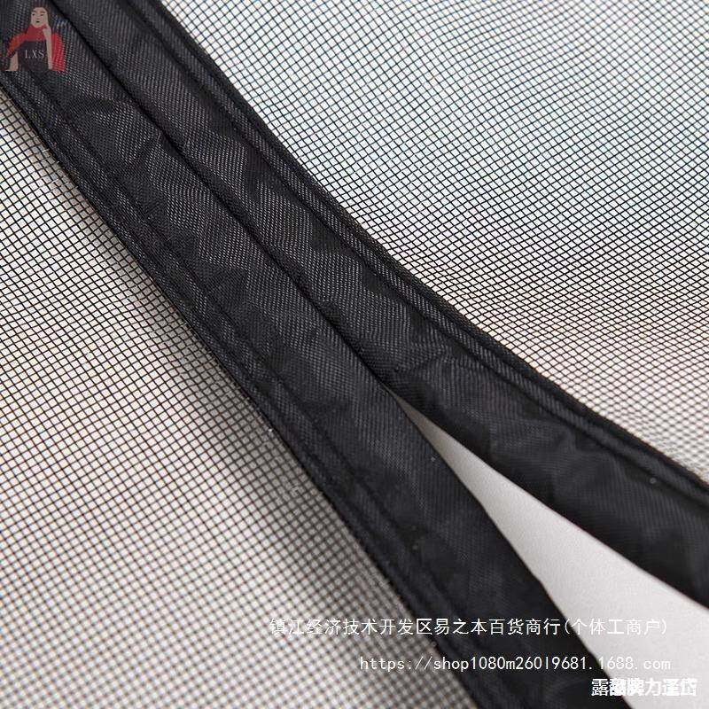 防打门窗帘门帘蝇子加密纱门免沙窗蚊贴孔隔断吸蚊帐AL810594夏季