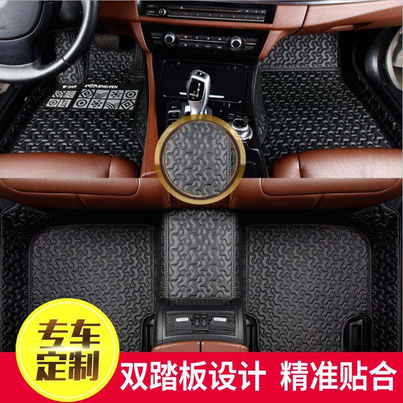 12款一汽丰RAV4荣放脚垫2012年RV4防水汽车脚踏垫耐磨防滑脚垫