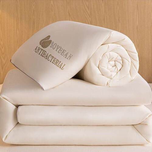 大豆子母被二合一拉链款加厚保暖春秋被芯单双人被子冬被四季通用