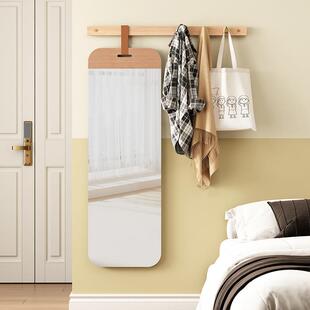 全实木子壁挂穿衣镜贴墙全身RF CYJ40镜女生卧室挂试架衣服镜衣一