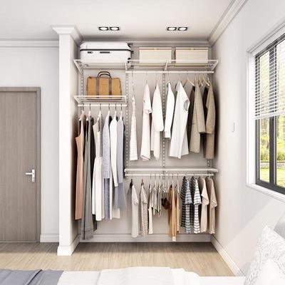 美达斯开放式衣物柜环保MWM属砌墙衣柜步式金入衣帽间1.7米储收纳