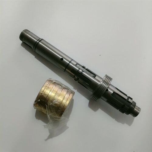 安阳CW6163B/CW6180B车床配件2013皮带轮轴一轴L400孔距66分油环