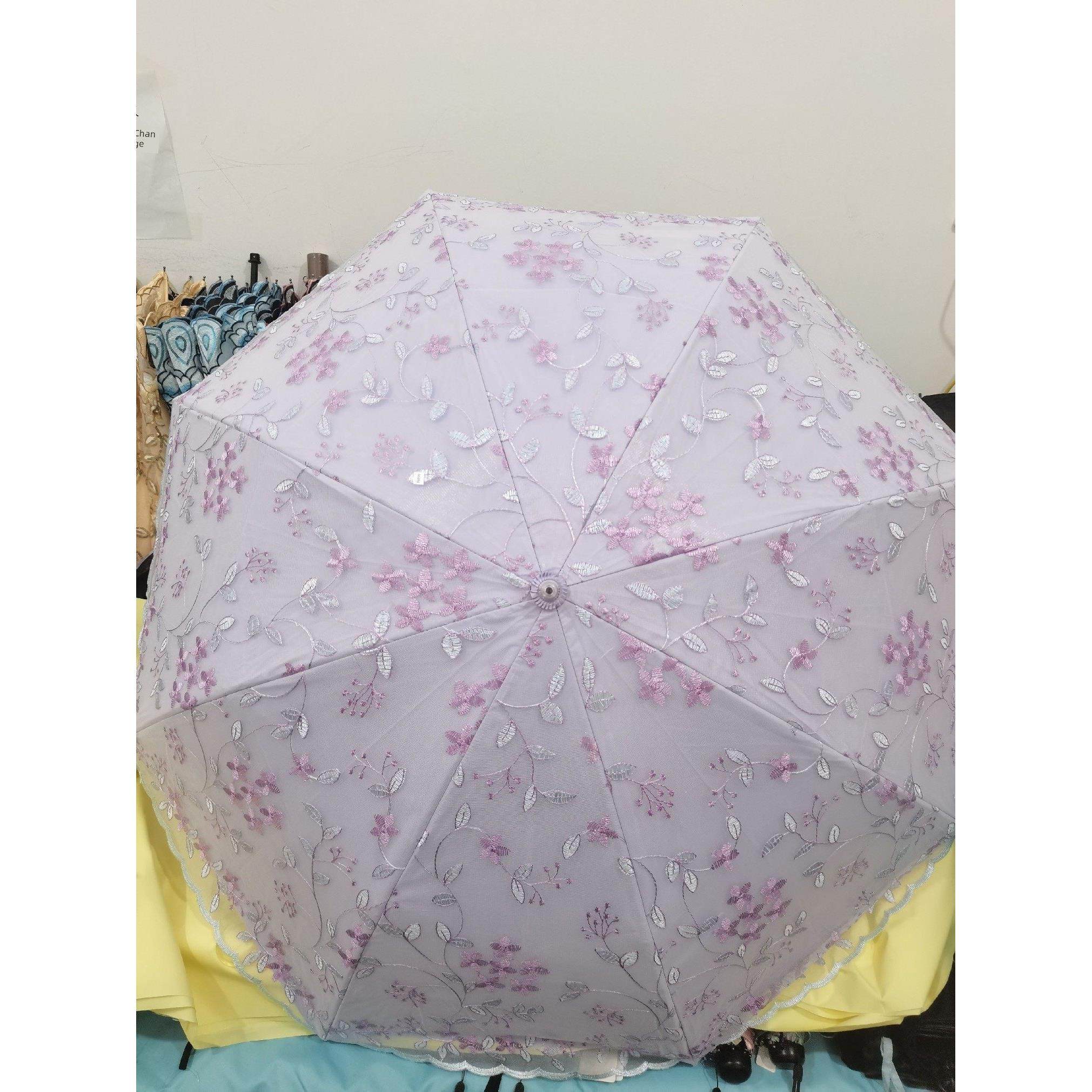 10号全新提现红叶正品八折蕾丝太阳伞三把标配齐元680现76清