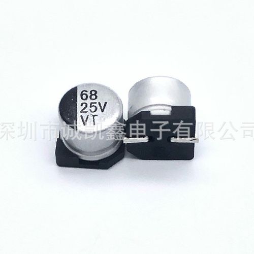 厂家直供全系列SMD电解 贴片铝电解电容25V68UF 6.3X5.4 VT系列