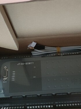 自主研发PLC JT3U-80MRT-16MT-10AD-2DA 8轴带2路485 AD DA 温度