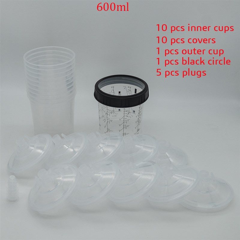 通用免洗喷漆壶上壶165ml 400ml 600ml