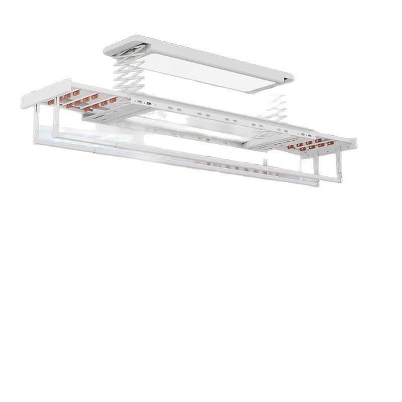 晒情隐形电动晾衣架智能遥控自动升降阳台家用晒衣架嵌入晾衣杆