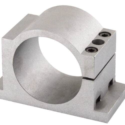雕刻机主轴夹具固定座100mm/125mm/150mm主轴抱座铝型材机床配件