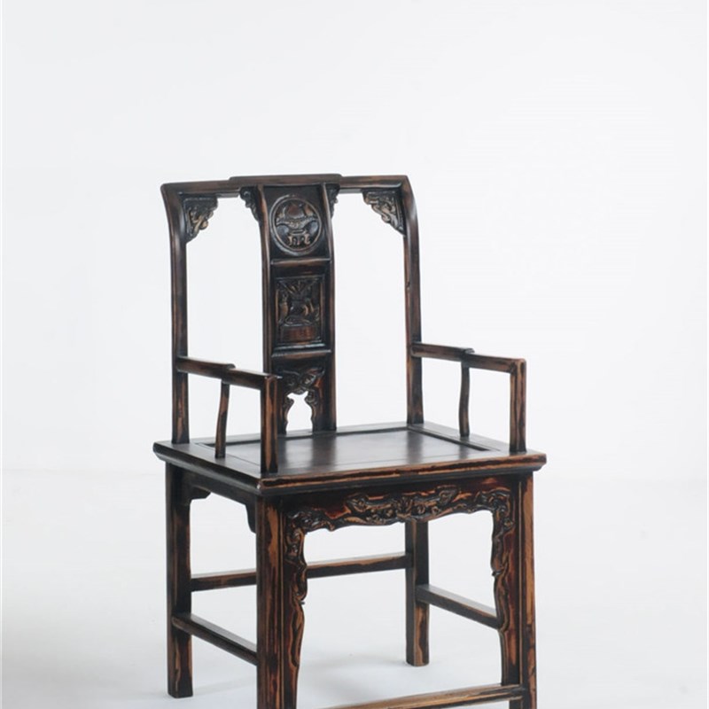 清末民国老家具中式家具扶手椅子太师椅古典家具书房X客厅会所民