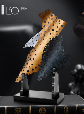 轻奢摆件客厅玄关柜酒柜办y公室样板间艺术创意家居装饰品