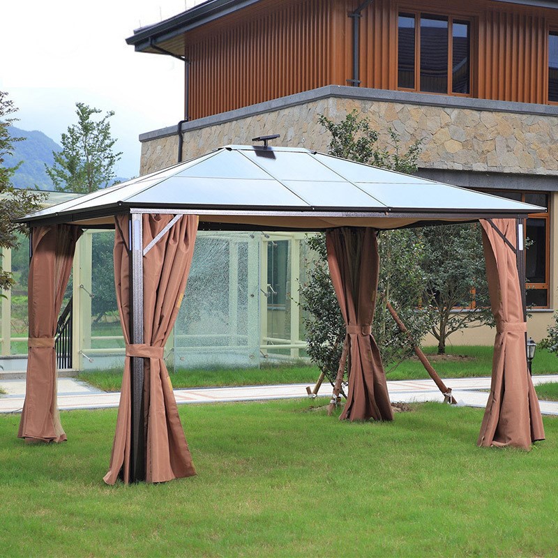 户外凉亭休闲罗马帐篷阳光铝合金欧式遮阳棚别墅景区花园豪华亭子