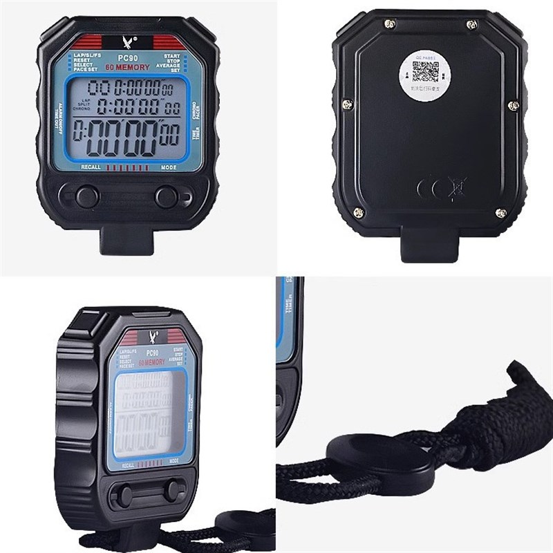 天福秒表PC90多功能计时器30道运动训练健身pc70比赛PC80