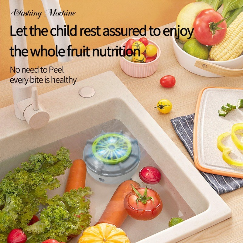 跨境热卖果蔬清洗机家用水果厨房洗蔬菜果蔬机净化机果蔬清洁器