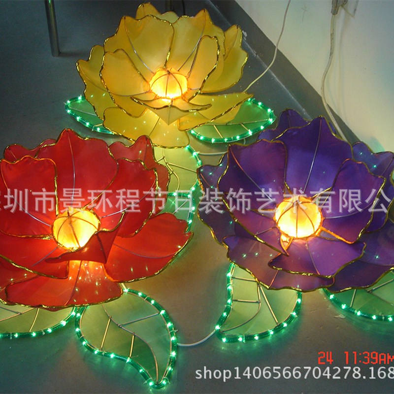 泰国工艺园林花灯用品/大型户外场景美陈/广告策划/气氛布置/
