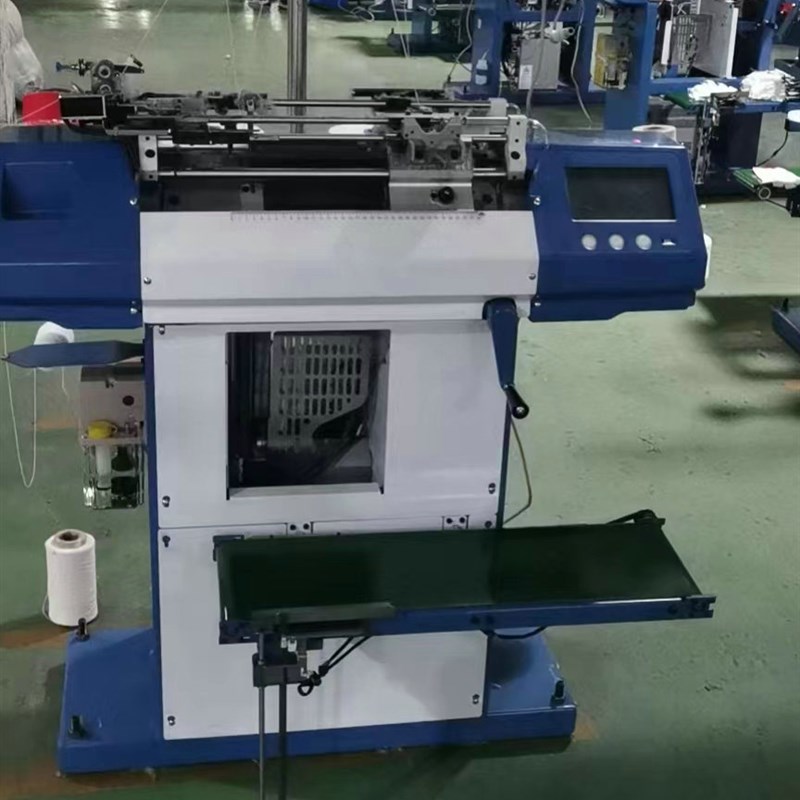 高速智能电脑一体手套机带机械臂自动锁边自动整打机针织手套机械