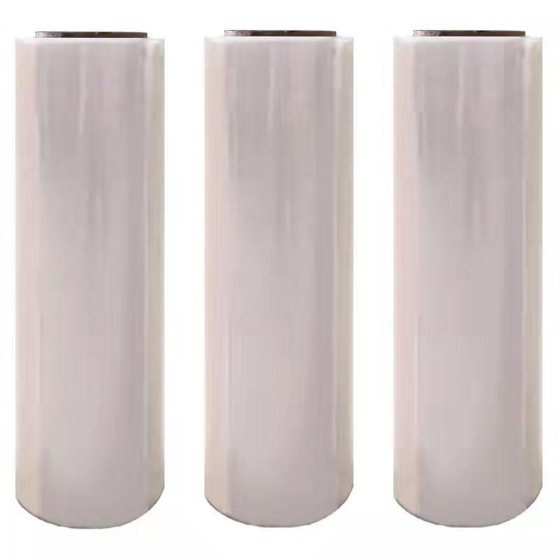 缠绕膜50cm宽塑料保护薄膜拉伸膜大卷PE工业保鲜膜打包膜包装膜