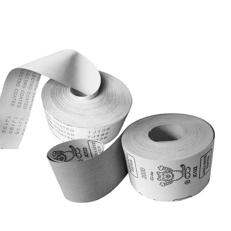 白砂涂层砂布细号抛光打磨80-1500#2000目3000目5000目砂布卷50米