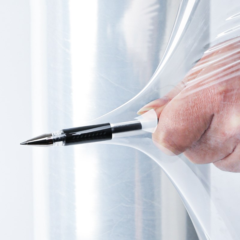 pe缠绕膜加宽50cm工业包装拉伸膜塑料薄膜1米大卷打包膜透明围膜