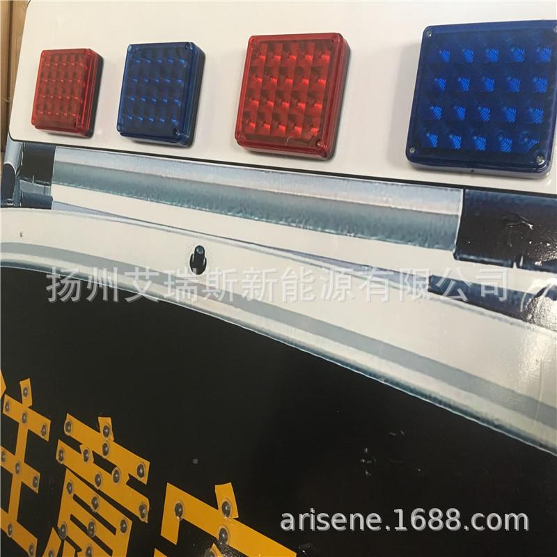 太阳能牌发光车标高速仿真假车6LED警示车太阳能仿真警警车
