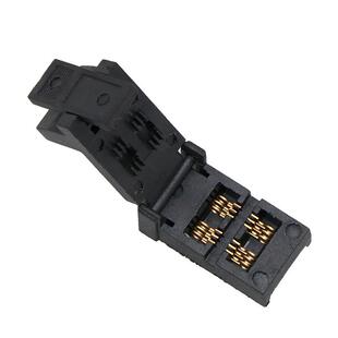 SOT2化3GGZ-6L-1试.7翻录盖老座0.95间距测试夹具测座烧镀金老化