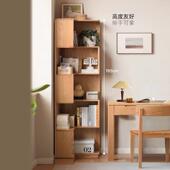 全实木转角DSZ柜实木角书柜落地置物架书多层收纳柜转角简易书柜