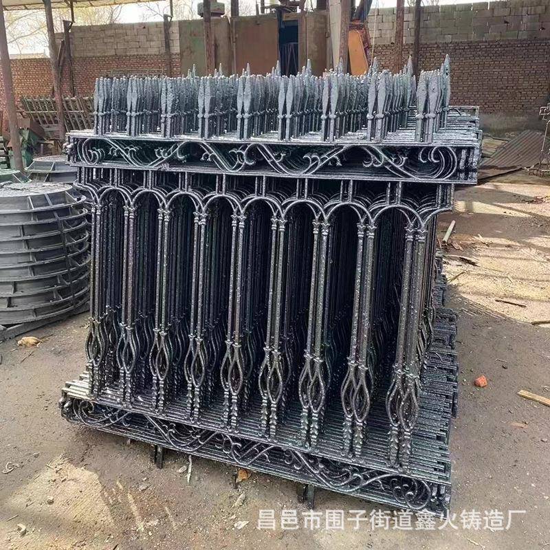 铸铁护栏学校311工厂铁外墙艺安全护栏小区围墙墨球铸铁院墙栅栏