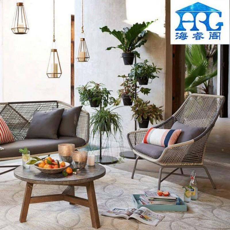 户外阳台藤家椅沙发桌组合小茶几三件套A-076庭院休闲藤编室外露,商业/办公家具,商用藤编家具,淘宝优惠券,粉丝福利购,淘宝优惠卷