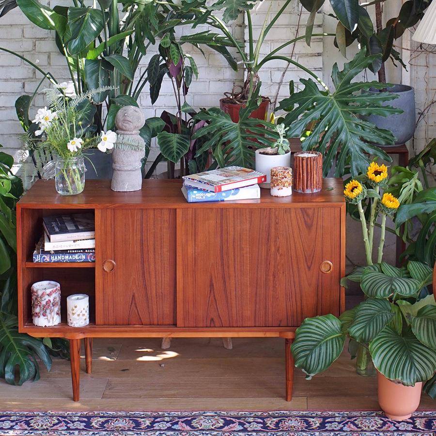 3W1MCM风格电视1.2米电柜复古客厅柚北美桃木藤编木中樱古储E物