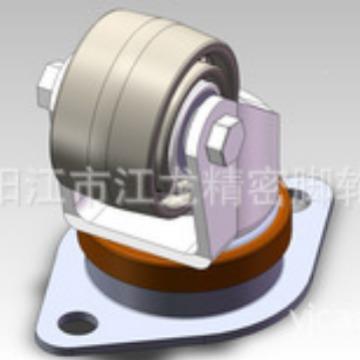 尼龙机场物障流运597输型脚轮可选方形底万板无碍移动轮菱形底向