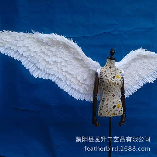 维多利亚翅膀走秀模特天使羽毛翅膀道具摆件橱窗舞蹈车展服装秀