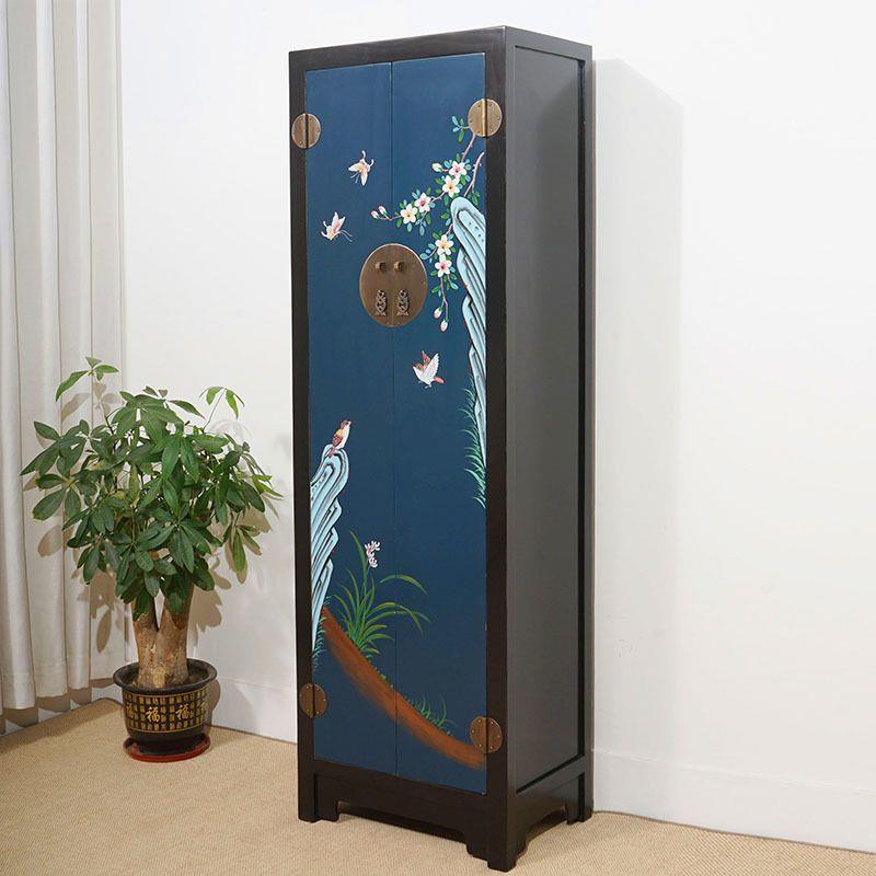现代中式实木典衣柜古拉手量大容高复59318古仿古储物柜柜卧室家