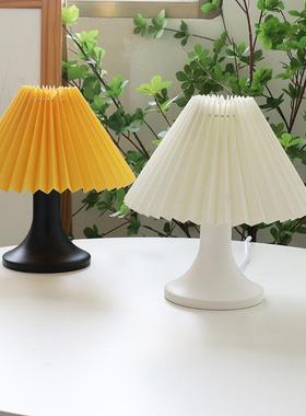 中古复古实201211木百褶创台卧室床头玄关意民工作室灯陈列摆宿件