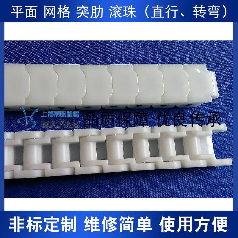 pp218小链条r条s60p全塑料链条节30宽小瓶输送链塑胶传送链距链厂