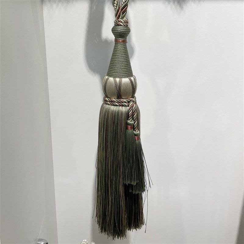 curtain holder高档欧式窗帘花边挂球装饰绑带配件流苏厂家一对发