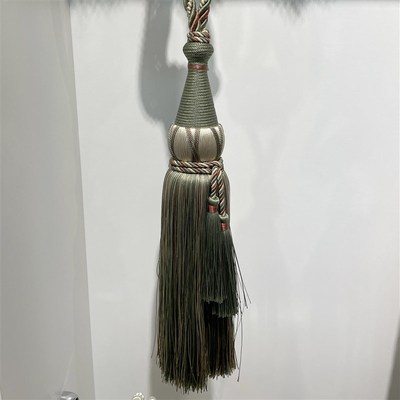 curtain holder高档欧式窗帘花边挂球装饰绑带配件流苏厂家一对发