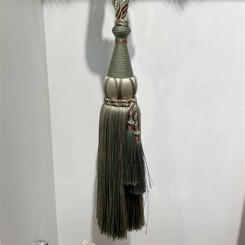 curtain holder高档欧式窗帘花边挂球装饰绑带配件流苏厂家一对发