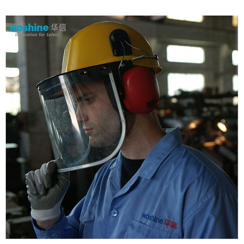 华信WB165配帽型耳罩 安全帽防噪音耳罩 工地施工隔音耳罩