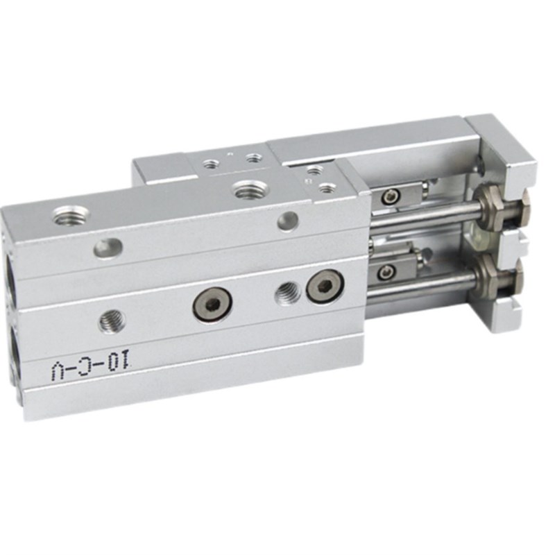 亚德客HLSL滑台气缸HLQ/HLQL/HLS6/8/12/16/20/25X10X20X30X40X50