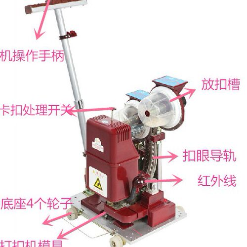 喷绘布灯布自动打扣机多规格