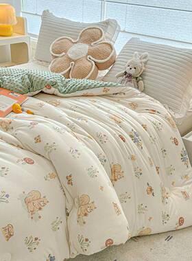 a类春LYJ20250大豆被子豆豆秋被儿卡童通冬被母婴级四季被芯加厚