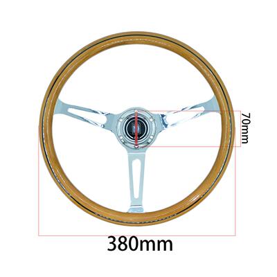 热销复古方向改装15桃木黑线老桑桑旅捷达盘21420桑塔普纳方寸向