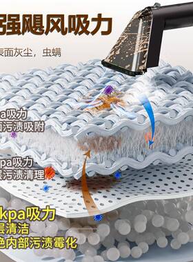 C688用608布艺清洗0机家17沙00pa吸力便携喷吸一体地毯发清洁机