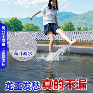 屋顶防水补涂漏材料顶楼顶裂屋缝MHZ渗水平房外墙防水料房防漏胶
